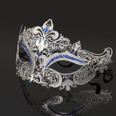 BDStyle Silver Diamante Metal Mask Blindfolds And Masks